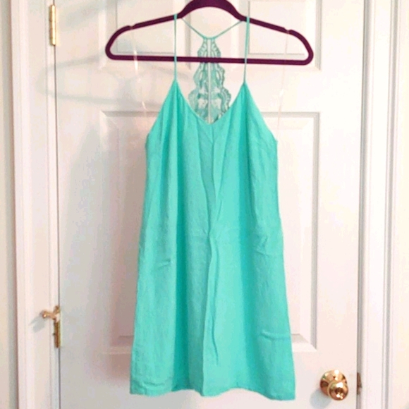 ❣️ FINAL SALE 🤍 Tiffany Blue Dress /Tunic Size XS - Picture 3 of 4
